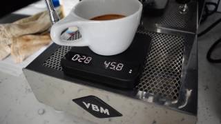 Making a Cappuccino with the Vibiemme Domobar Junior HX Espresso Machine [upl. by Itnahs]