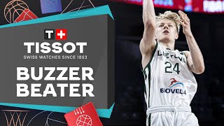 Dovydas Buika  🚨 TISSOT Buzzer Beater  LTU v NZL  FIBA U17 Basketball World Cup 2024 [upl. by Yaresed]