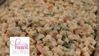 Creamy Macaroni Salad  I Heart Recipes [upl. by Lev]