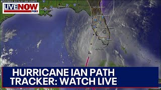 LIVE Hurricane Ian path tracker  Storm set to hit central Florida  LiveNOW from FOX [upl. by Lacym]