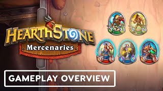 Hearthstone Mercenaries  Gameplay Overview [upl. by Burny]