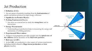 Jet Production in Particle Physics  High Energy Physics  Physics Hammad Shaukat [upl. by Oflodur593]