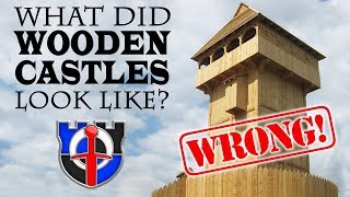 What did wooden castles look like and how were they built [upl. by Evot]