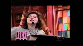 Ricki Lake quotLoud And Clearquot May Sweeps Promo  1995  Ricki Lake Show [upl. by Wes]