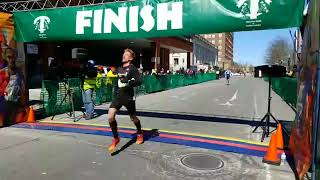 New Bedford Half Marathon finish line [upl. by Amick]