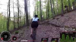 40 minutes MTB Cycling Training Workout Garmin VIRB Elite Camera [upl. by Talmud143]