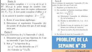 ⏰PROBLEME DE LA SEMAINE⏰ N°26 TS2 🔥🔥🔥 [upl. by Jegger279]