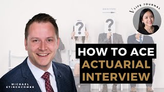 Mastering The Actuarial Interview Tips For Success for Aspiring Actuarial Analyst and Actuary [upl. by Kinzer]