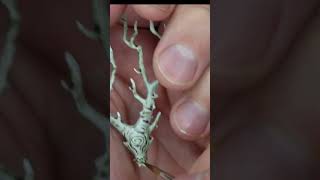 How to paint a Birch Tree Sylvaneth very easyminipainting sylvaneth warhammer ageofsigmar [upl. by Ahsielat]