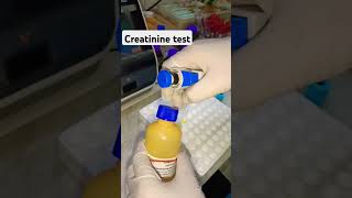 creatinine testlaboratory creatinine kidney youtubeshorts shorts short viral song lyrics [upl. by Anglo]