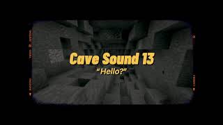 Minecraft Cave Sounds 1 to 19 [upl. by Ahtibat730]