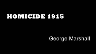 Homicide 1915  George Marshall  Walworth Murders  British Executions  Capital Punishment UK [upl. by Remle]