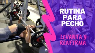 Entrenamiento de PECTORALES para mujeres  Rutina para levantar y reafirmar pecho [upl. by Holofernes]