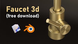 Faucet modelling timelapse free download [upl. by Kesia]