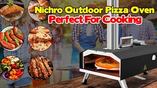 Nichro Wood Fired Outdoor Pizza Oven with Rotating Stone [upl. by Amiel]