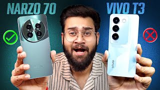 vivo T3 5G vs realme Narzo 70 Pro Full Comparison ⚡ Best Phone Under 20K 😱 🤔 [upl. by Asssilem]