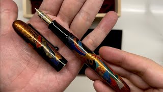 A Few Fair Pens  Namiki Yukari Royale Noshi Bundle Fountain Pen 並木蒔絵束ねのし万年筆 [upl. by Agarhs]