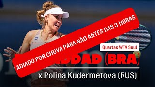 BIA HADDAD x Polina Kudermetova  Quartas WTA 500 Seul  Live comentários [upl. by Pomfrey]