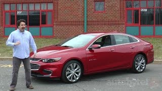 2016 Chevy Malibu 20T Premier Test Drive Video Review [upl. by Ryan]