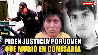 Padres de Johan Sequeiros piden justicia por su hijo quien falleció en una comisaría de Abancay [upl. by Gwenneth]