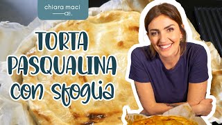 Torta Pasqualina con pasta sfoglia  Chiara Maci [upl. by Neitsirk]