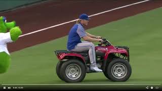 Noah Syndergaard steals Phillie Phanatics ATV [upl. by Hsenid]