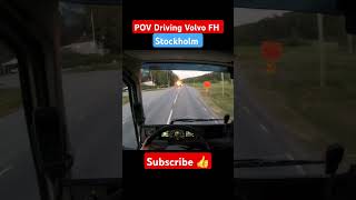 POV Driving Volvo FH Stockholm Södertälje  Huddinge automobile trucker truckdriver ets2 pov [upl. by Dolli]