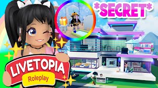 SECRET BABY ROOM NEW MANSION in LIVETOPIA Roleplay roblox [upl. by Min]