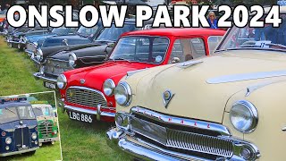 ONSLOW PARK 2024  Classic Cars Trucks Traction Engines Motorbikes Tractors and more [upl. by Ynnad989]