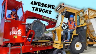 Truck song with Handyman Hal  All about Trucks for Toddlers [upl. by Hooke81]