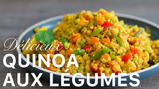 Recette De Quinoa Aux Légumes A LIndienne 𑁍 Pankaj Sharma [upl. by Juta951]