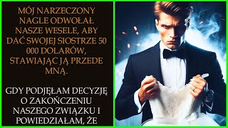 MÓJ MĄŻ ODWOŁAŁ NASZE WESELE ABY DAĆ SWOJEJ SIOSTRZE 50 TYSIĘCY DOLARÓW POTEM GO ZOSTAWIŁAM [upl. by Lindon]