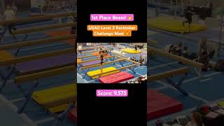 USAG Level 3 Beam 9575 gymnast gymnastics edit [upl. by Anej]