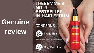 Tresemmes keratin smooth Hair serum genuine review [upl. by Atekin25]