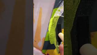 Streaky Paint art painting abstractart [upl. by Owens]