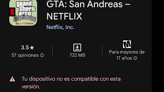 ¿Por qué GTA Definitive Edition NO es Compatible con tu teléfono [upl. by Ahsinrev]