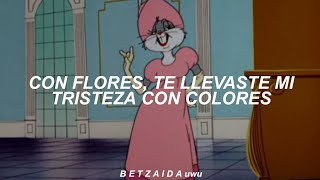 Bugs Bunny bailando quotcon flores te llevaste mi tristeza con coloresquot🌈🌺 [upl. by Boyse815]