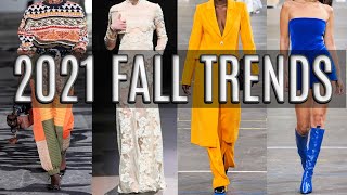 Fall Trends 2021  Top 5 Runway Trends for Fall  Fashion Over 40 [upl. by Bratton]