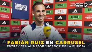 FABIÁN RUIZ en Carrusel quotEstoy ORGULLOSO de ser ESPAÑOL otros países ENVIDIAN lo que TENEMOSquot [upl. by Atirb]