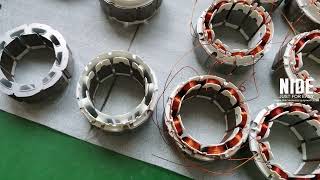 Automatic BLDC motor windingStator needle winding process [upl. by Aryc388]