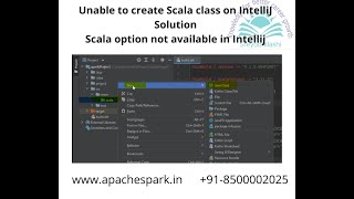 In intellij scala options not available why How to solve [upl. by Corliss]