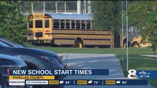 Pinellas County approves new school start times [upl. by Trevorr]