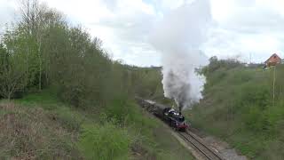 Unglaublicher Kampf gegen den Berg  75014 Braveheart auf der Churnet Valley Railway [upl. by Melinde]