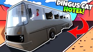 We Started a BUS HOTEL For DINGUS CATS in The Long Drive [upl. by Sumedocin530]