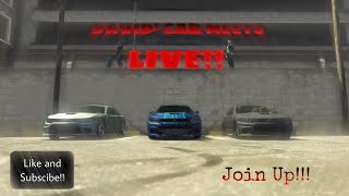 LIVE GTA 5 CAR MEETS  PS4  SLIDING  DRAGRACE  PARK N‘ CHILL  CRUISE  RP NO MODDED CARS [upl. by Llebana]