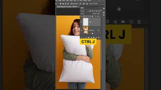 Adobe Photoshop 2025  How to create realistic pillow mockup tutorial shorts sukasstudio20 [upl. by Landri632]