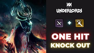 Dota Underlords EP80  Assassin Build  Duo Assassin with One hit KO [upl. by Ettenawtna249]