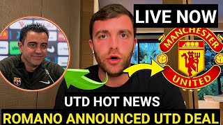 🚨HERE WE GO🔴 FABRIZIO ROMANO ANNOUNCED TO DAY✅ XAVI HERNANDEZ IN UNITED🔥MAN UNITED TRANSFER NEWS [upl. by Quillon]