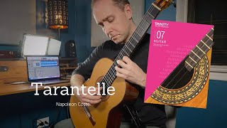 Tarantelle Napoleon Coste  Trinity College London Classical Guitar Grade 7 [upl. by Aikrehs325]