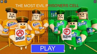 FANTA BARRY Family Vs SPRITE BARRY Family in BARRYS PRISON RUN New Scary Obby Roblox [upl. by Puglia]